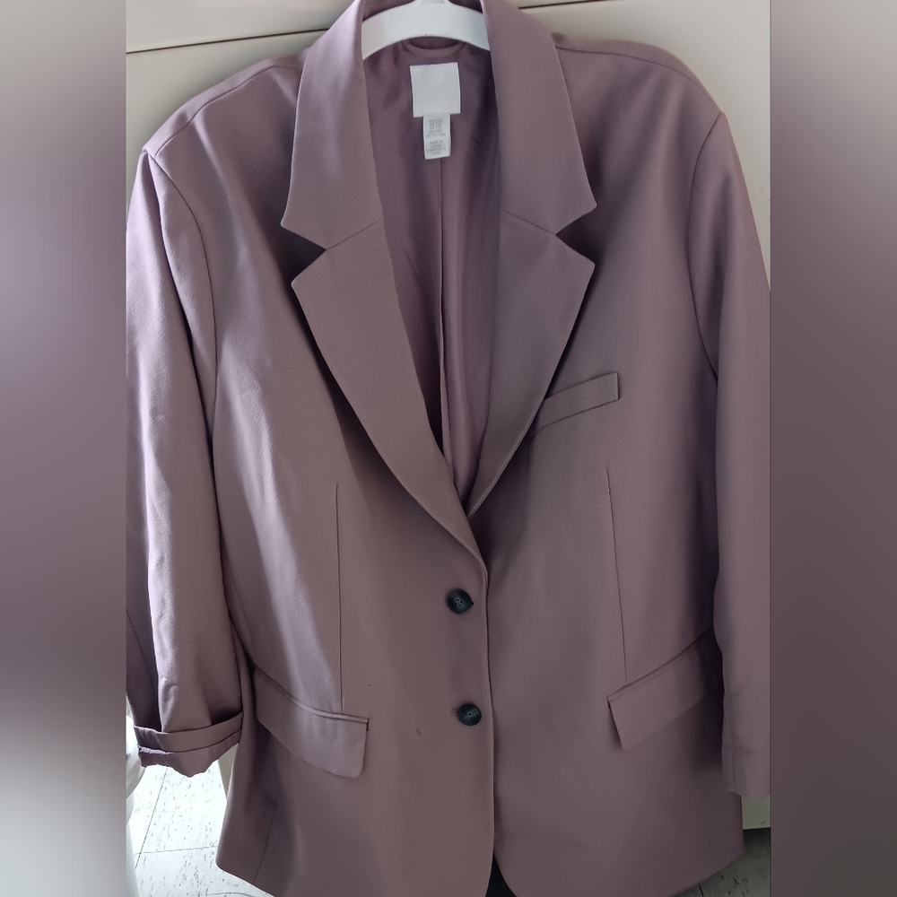 H&M Dusty Mauve Blazer